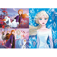 CLEMENTONI Puzzle Ľadové kráľovstvo 2, 3x48 dielikov