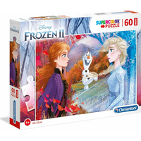 CLEMENTONI Puzzle Ľadové kráľovstvo 2 MAXI 60 dielikov