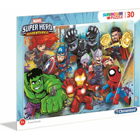 CLEMENTONI Puzzle Marvel Super Hero Adventures: Do akcie 30 dielikov