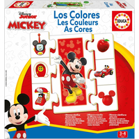 EDUCA Puzzle Mickey a priatelia: Učíme sa farby 6x7 dielikov