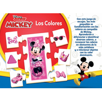 EDUCA Puzzle Mickey a priatelia: Učíme sa farby 6x7 dielikov