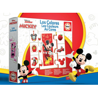 EDUCA Puzzle Mickey a priatelia: Učíme sa farby 6x7 dielikov