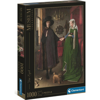 CLEMENTONI Puzzle Museum Collection: Svadba manželov Arnolfiniových (1434) 1000 dielikov
