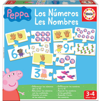 EDUCA Puzzle Prasiatko Peppa: Počítanie 10x4 dielikov