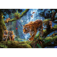 EDUCA Puzzle Tigre na strome 1000 dielikov