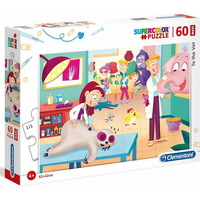 CLEMENTONI Puzzle U veterinára MAXI 60 dielikov