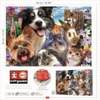 EDUCA Puzzle Vtipné selfie 500 dielikov