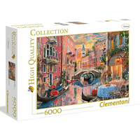 CLEMENTONI Puzzle Západ slnka v Benátkach 6000 dielikov