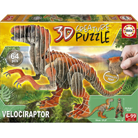 EDUCA 3D puzzle Velociraptor 64 dielikov