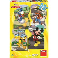 DINO Puzzle Mickey a priatelia v meste 4x54 dielikov
