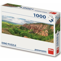 DINO Panoramatické puzzle Červená rokliny 1000 dielikov
