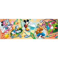 DINO Panoramatické puzzle Mickey a priatelia 150 dielikov