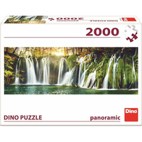 DINO Panoramatické puzzle Plitvické vodopády 2000 dielikov