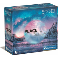 CLEMENTONI Peace puzzle: Svetlomodrá 500 dielikov