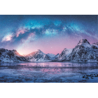 CLEMENTONI Peace puzzle: Svetlomodrá 500 dielikov