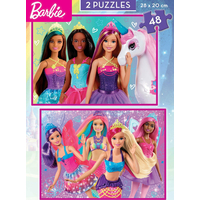 EDUCA Puzzle Barbie 2x48 dielikov