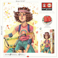 EDUCA Puzzle Jazdiť ako dievča 500 dielikov