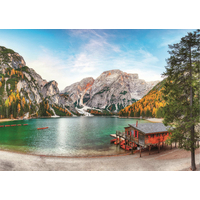 EDUCA Puzzle Jazero Braies na jeseň, Taliansko 3000 dielikov