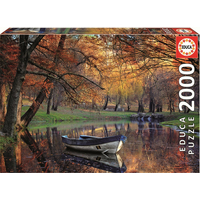 EDUCA Puzzle Loď na jazere 2000 dielikov