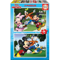 EDUCA Puzzle Mickey a priatelia 2x48 dielikov