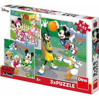 DINO Puzzle Mickey Mouse a kamaráti 3x55 dielikov