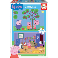EDUCA Puzzle Prasiatko Peppa 2x48 dielikov