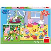 DINO Puzzle Prasiatko Peppa na prázdninách 3x55 dielikov