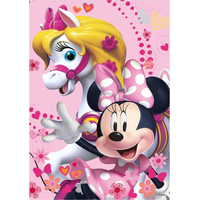 DINO Puzzle s drahokamami Minnie 200 dielikov