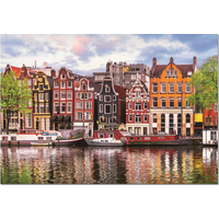 EDUCA Puzzle Tancujúce domy, Amsterdam 1000 dielikov