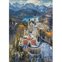 EDUCA Puzzle Zámok Neuschwanstein zo vzduchu 1000 dielikov