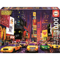 EDUCA Svietiace puzzle Times Square, New York 1000 dielikov