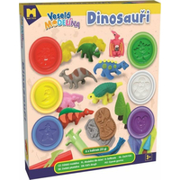 MAC TOYS Veselá modelína Dinosaury