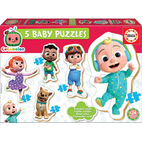EDUCA Baby puzzle Cocomelon 5v1 (3-5 dielikov)