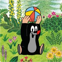 DINO Baby puzzle Krtko na lúke 3v1 (3,4,5 dielikov)