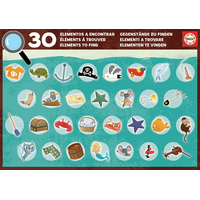 EDUCA Detektívne puzzle Pirátska loď 50 dielikov