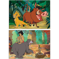 EDUCA Drevené puzzle Disney klasika 2x16 dielikov
