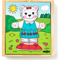 WOODY Obliekanie - Mačička