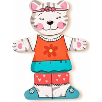 WOODY Obliekanie - Mačička