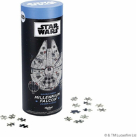 RIDLEY&#39;S GAMES Obojstranné tvarové puzzle Star Wars: Millennium Falcon 1000 dielikov