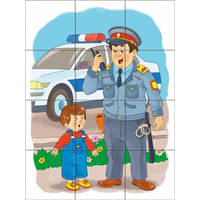 DINO Obrázkové kocky Povolanie, 12 kociek