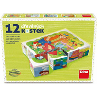 DINO Obrázkové kocky Povolanie, 12 kociek