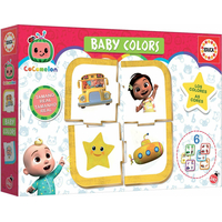 EDUCA Baby puzzle CoComelon: Poznávaj farby 6x4 dieliky