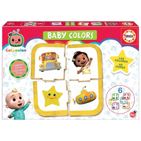 EDUCA Baby puzzle CoComelon: Poznávaj farby 6x4 dieliky