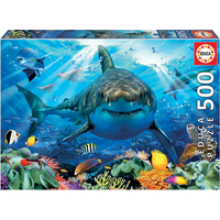 EDUCA Puzzle Biely žralok 500 dielikov
