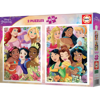 EDUCA Puzzle Disney princeznej 2x500 dielikov