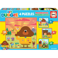 EDUCA Puzzle Hey Duggee 4v1 (12,16,20,25 dielikov)