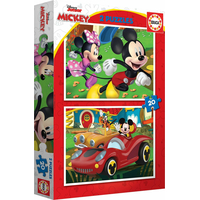 EDUCA Puzzle Mickey Mouse: Zábavný park 2x20 dielikov