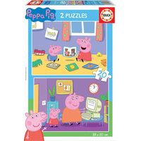 EDUCA Puzzle Prasiatko Peppa 2x20 dielikov