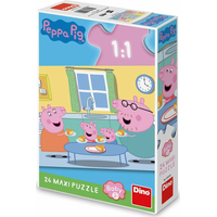 DINO Puzzle Prasiatko Peppa: Obed MAXI 24 dielikov