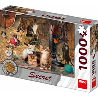 DINO Puzzle Secret Collection: Mačky 1000 dielikov